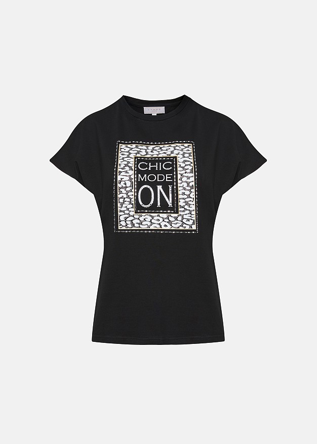 Animal print T-shirt