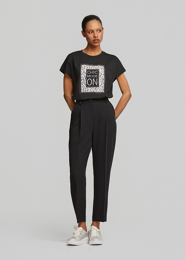 Animal print T-shirt
