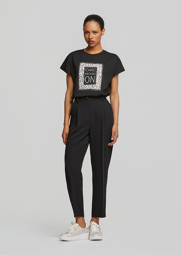 Animal print T-shirt