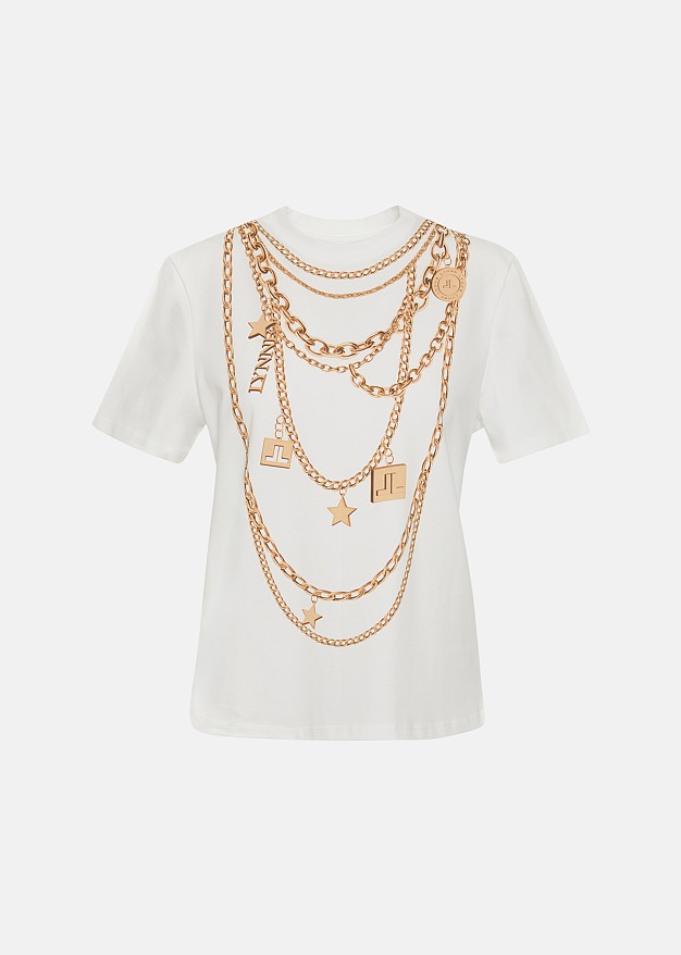 Chain printed blouse