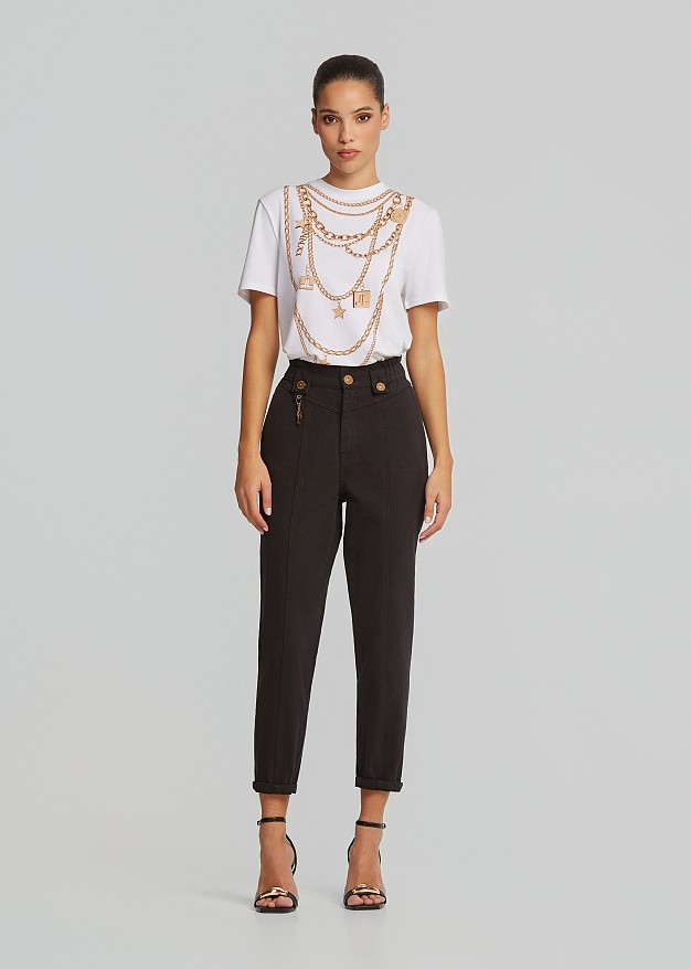 Chain printed blouse