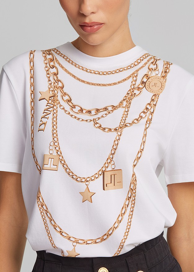 Chain printed blouse