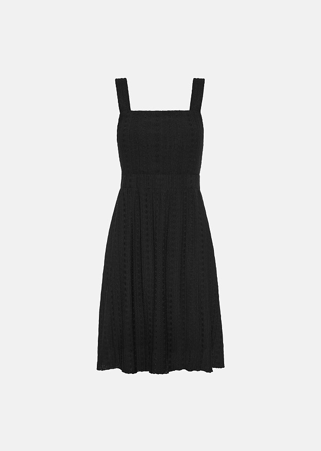 Broderie lace mini dress