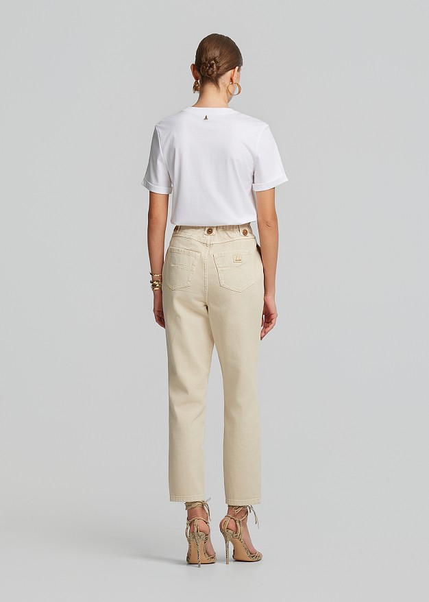 Moms fit denim pants