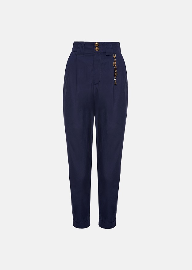 Poplin trousers