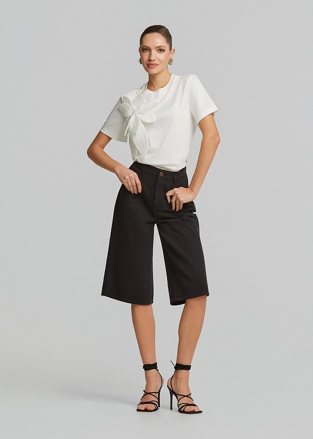 Bull denim bermuda shorts