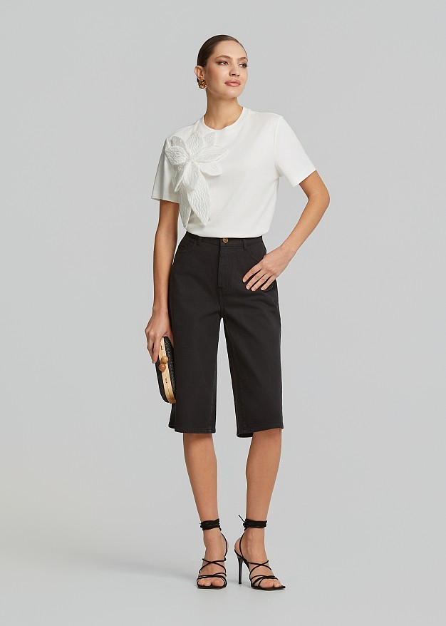 Bull denim bermuda shorts
