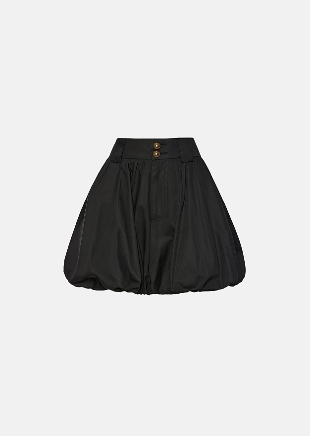 Balloon poplin skorts