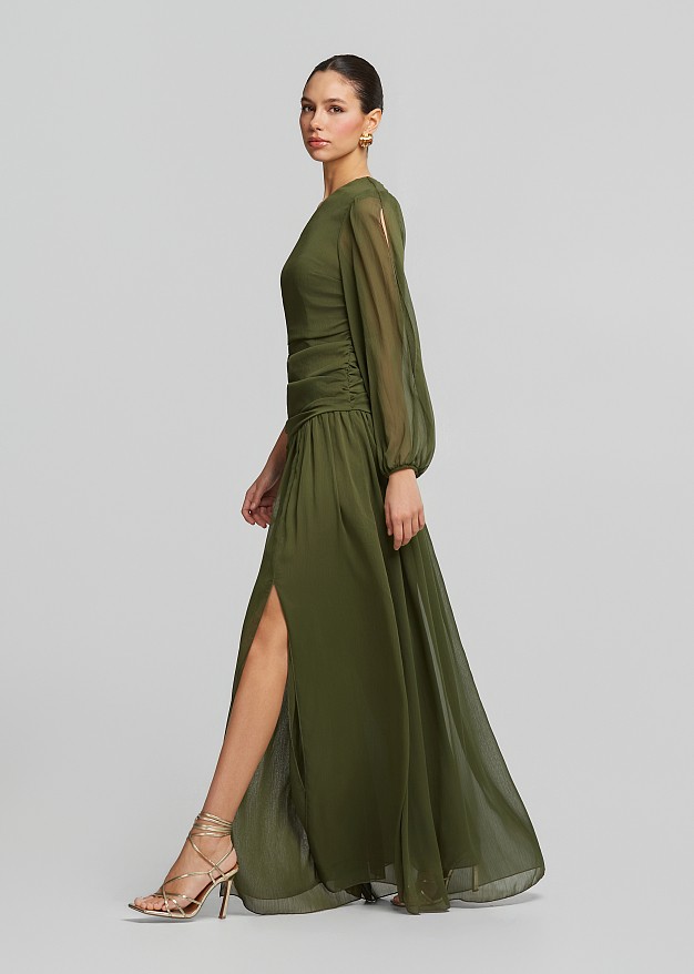 Maxi one-shoulder dress