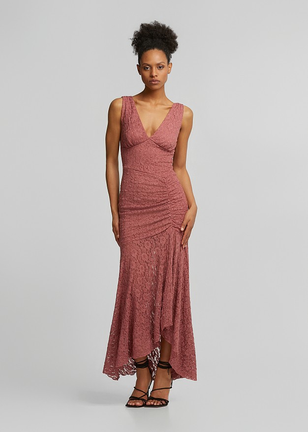 Lace mermaid-style dress