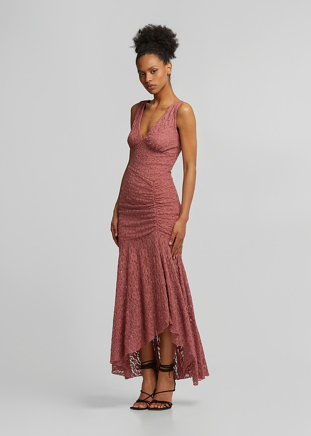 Lace mermaid-style dress