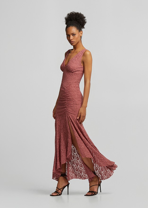 Lace mermaid-style dress