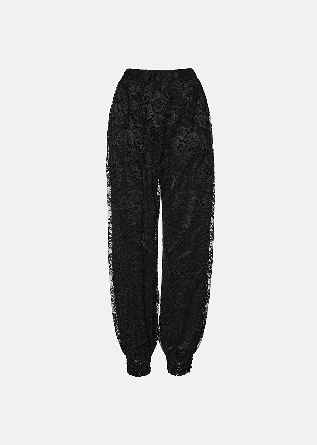 Lace harem pants