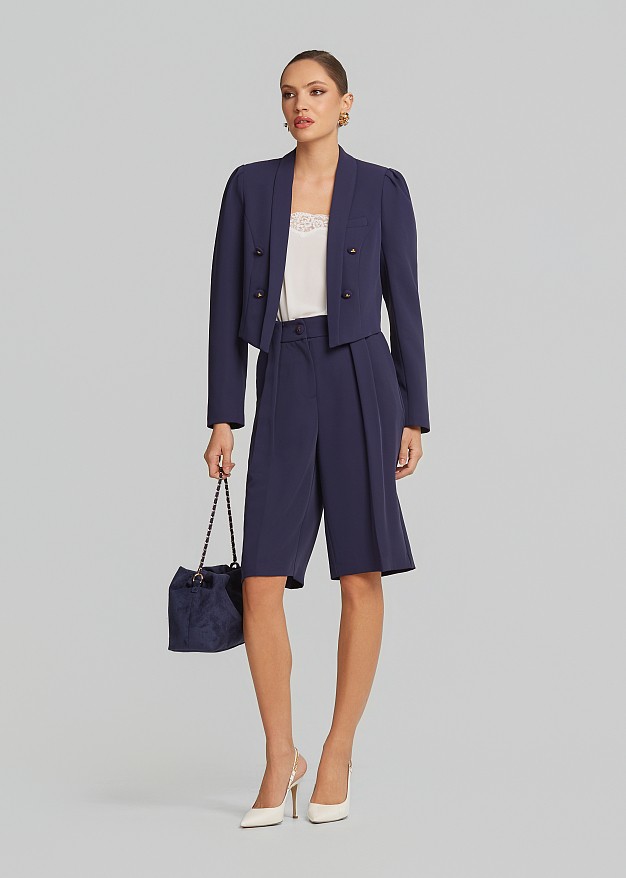 Crepe bolero jaket