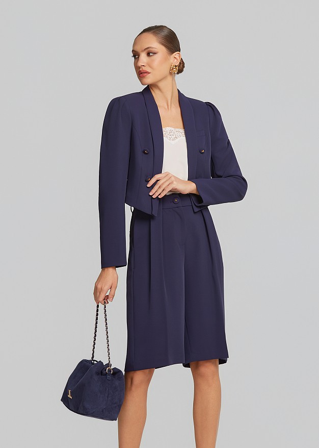 Crepe bolero jaket