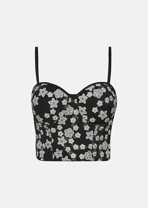 トップス elfelfelfarchive BUSTIER PRINTED TOP Printed bustier top | LYNNE