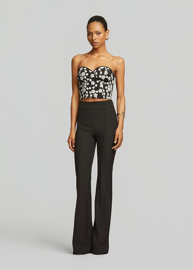 Printed bustier top | LYNNE