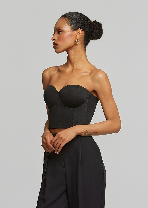 Bralette top in regular shape