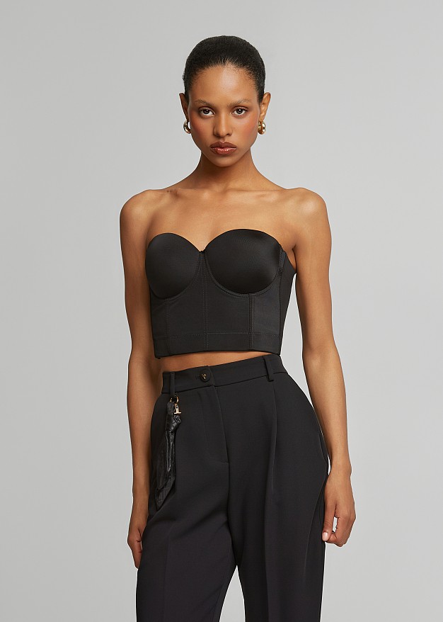 Bralette top in regular shape