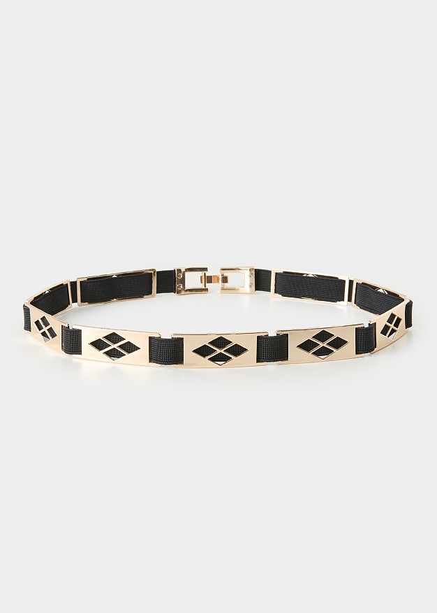 Belt in gold-tone elements