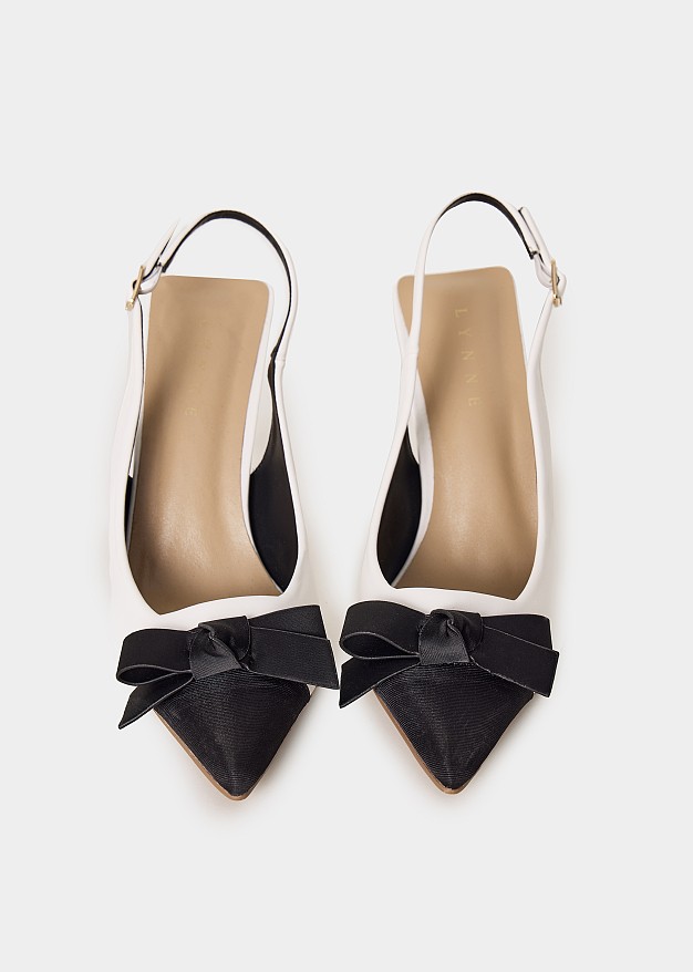 Μυτερές slingback γόβες