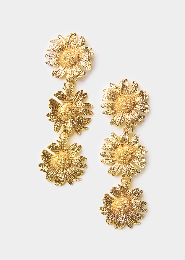 Daisy dangling earrings
