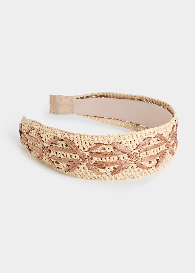 Raffia headband