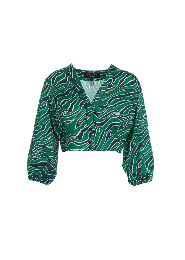 Zebra print blouse
