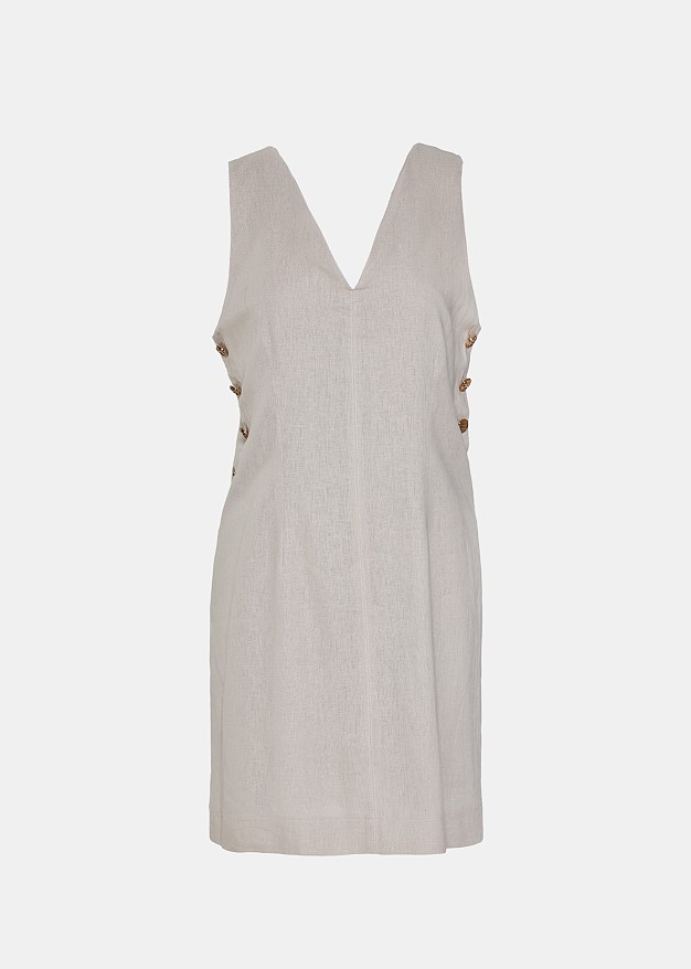 Short linen dress