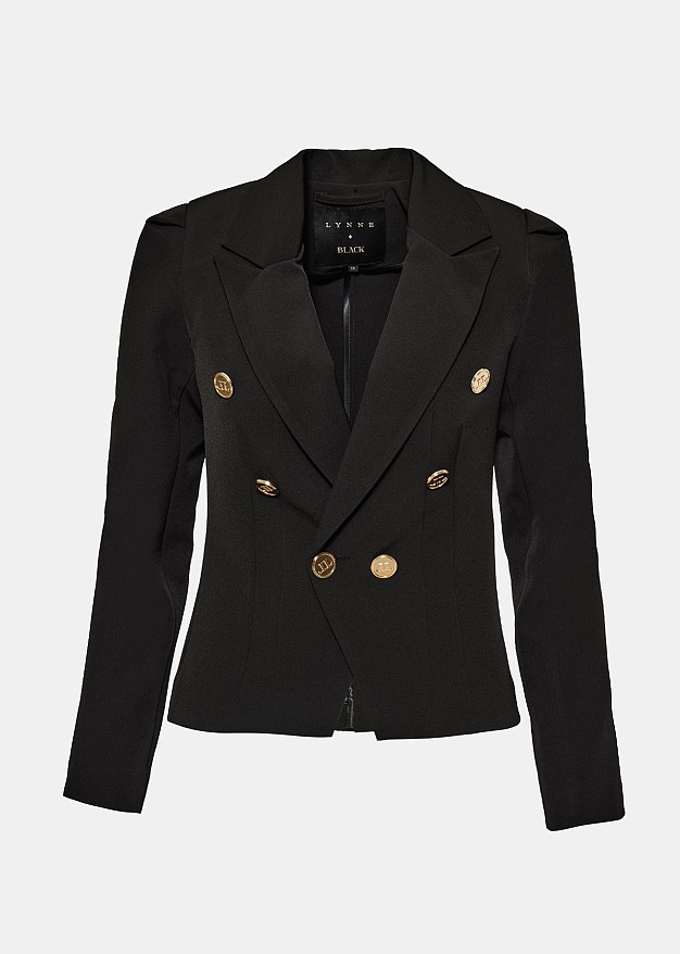 Slim fit double breasted jacket
