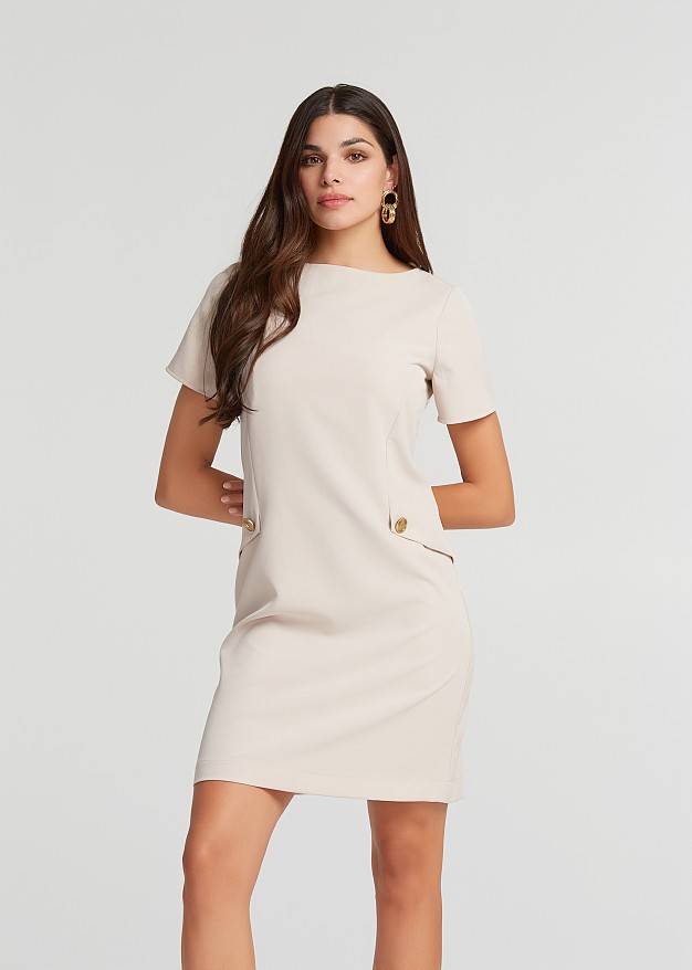 A line mini dress