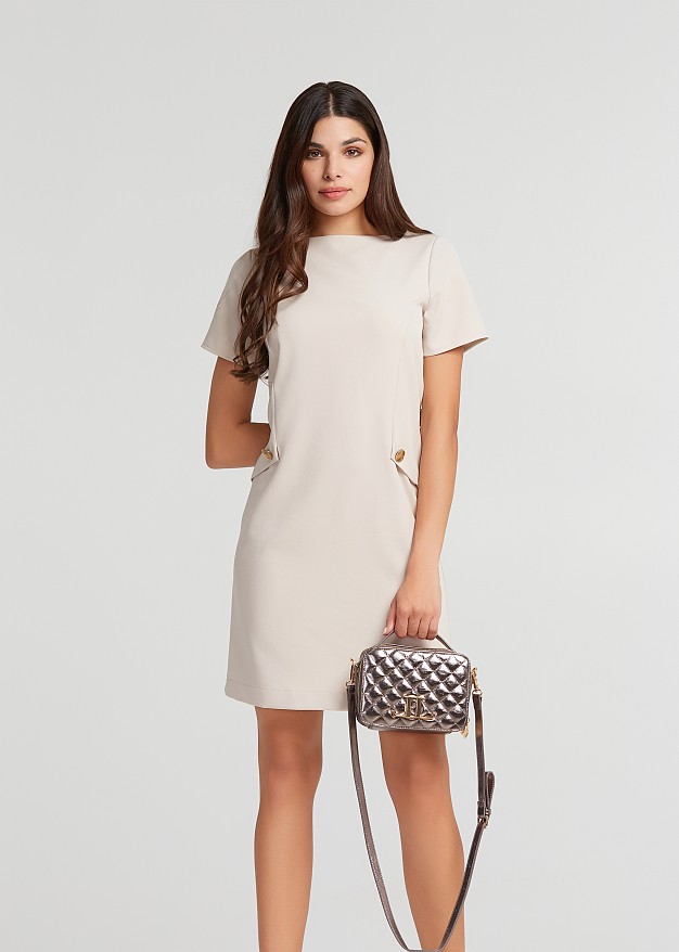 A line mini dress