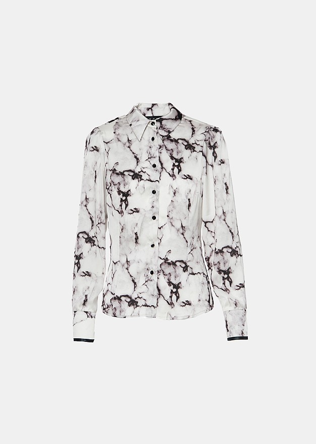 Marble printed shirt