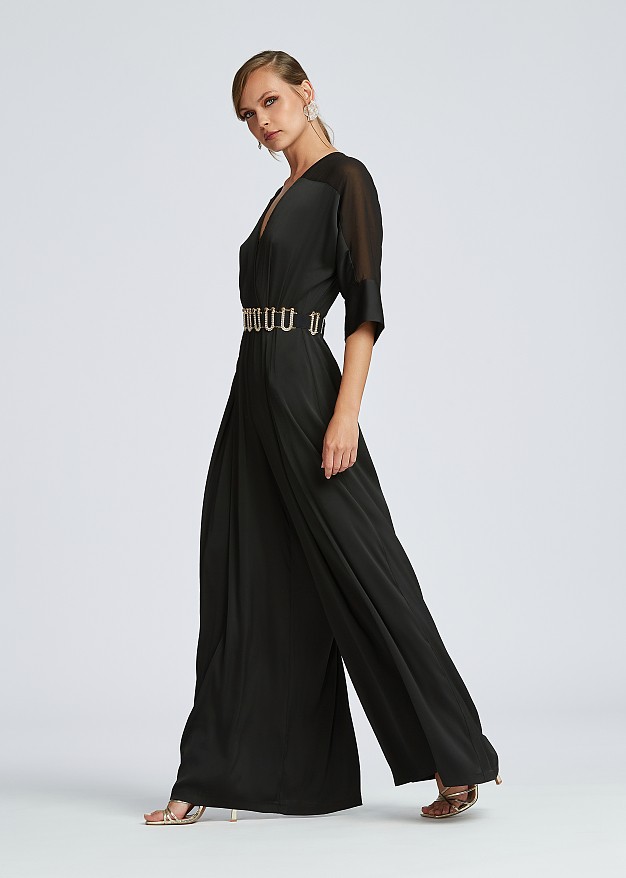 Jumpsuit with pleats