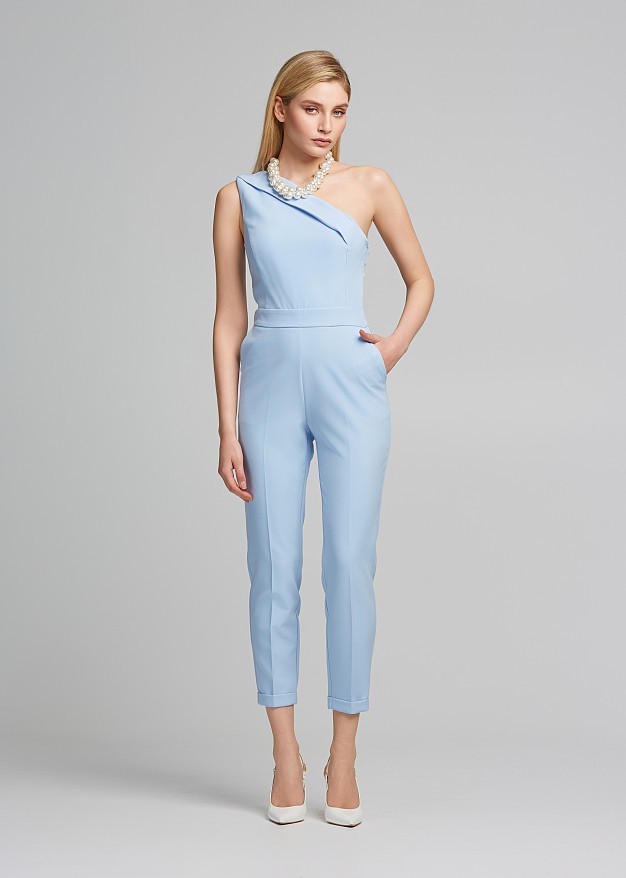 One-shoulder jumpsuit