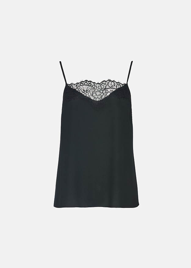 Lingerie top with lace