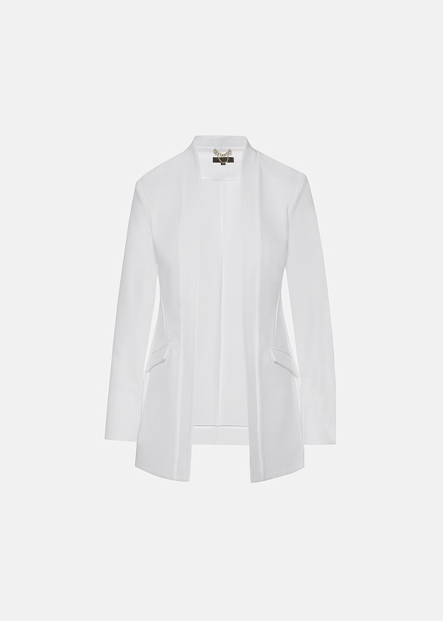 Slim blazer decorated with seams