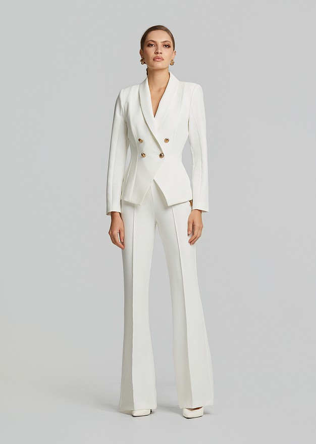 Double breasted tailored blazer