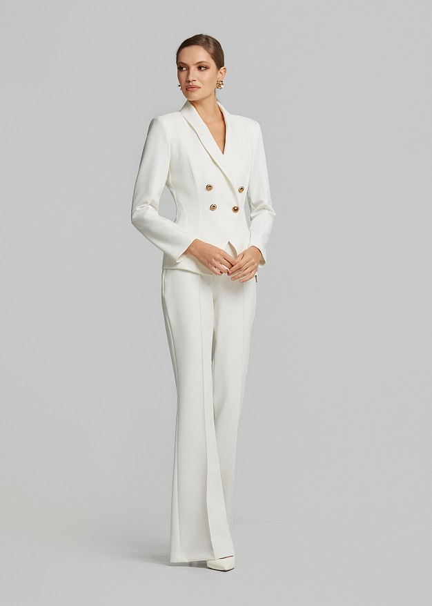 Double breasted tailored blazer