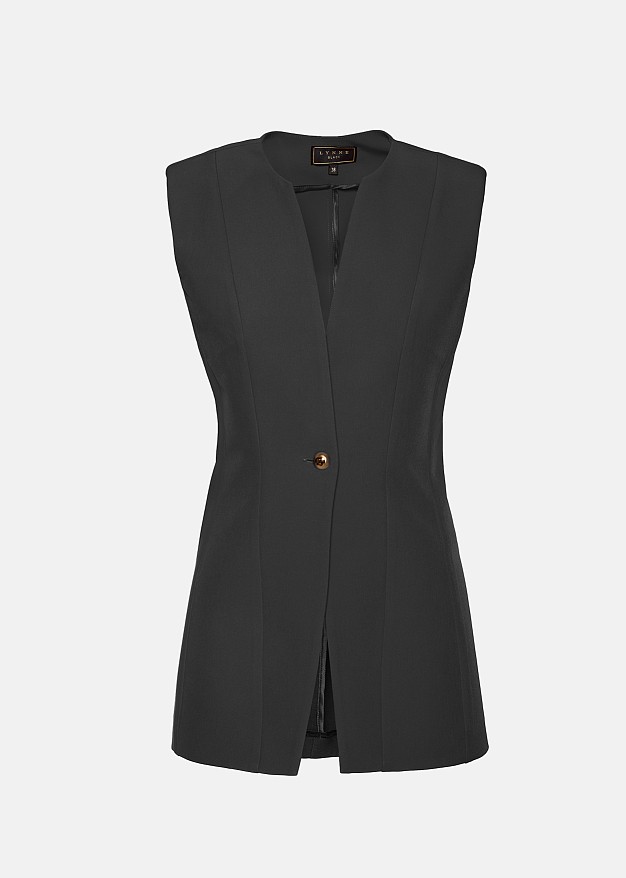 Tailored blazer-vest