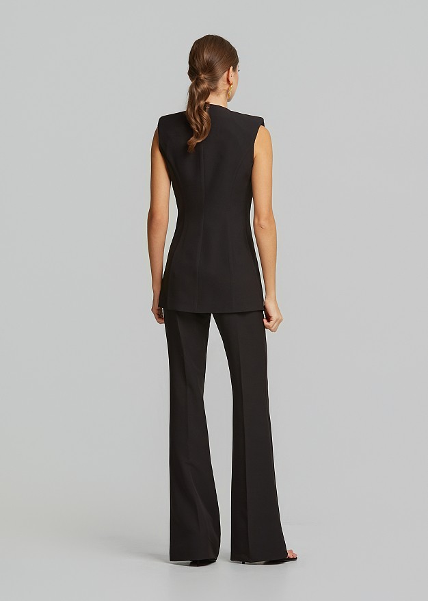 Tailored blazer-vest