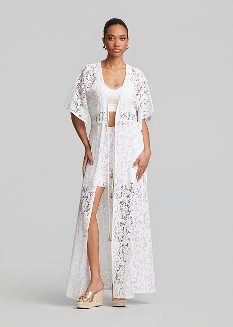 black top lace dress Gothic Embroidered Lace Crop Top Bodycon Dress Set, Set (Top+ Dress) / L main image 1