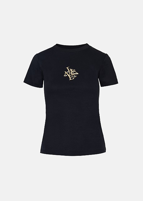 Tricou din bumbac cu logo LYNNE