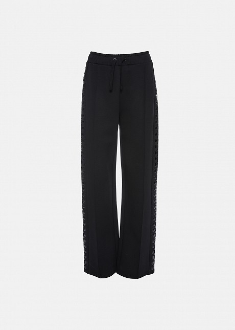 Sweatpants with decorative side details