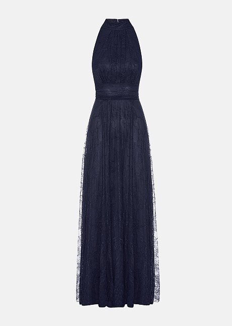blue life sienna corset dress Liora Lace Halter Neck Maxi Dress