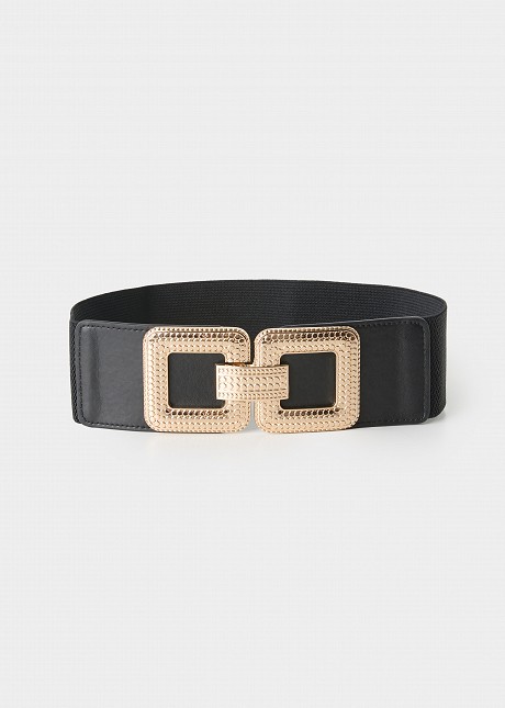 Wide elastic belt