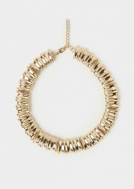 Short gold-tone necklace