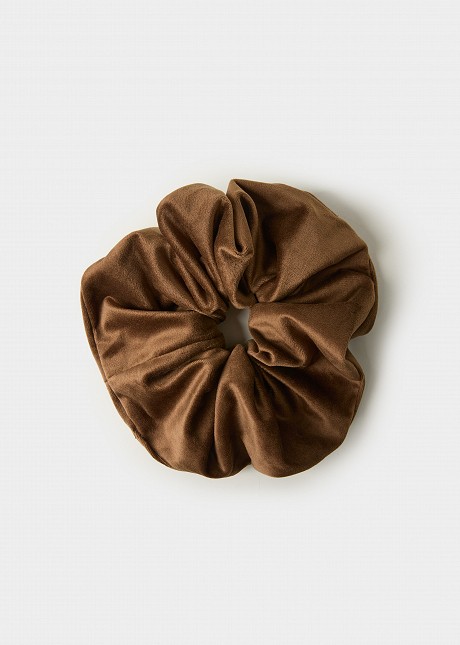 Scrunchie μαλλιών με όψη βελούδου