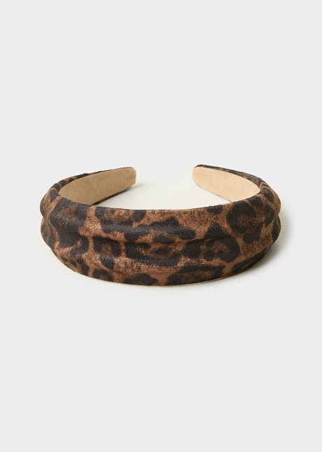 Animal print στέκα μαλλιών