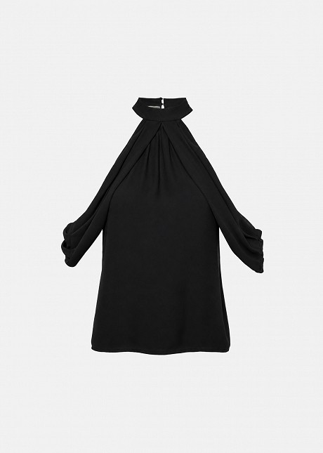 Blouse in adjustable sleeves
